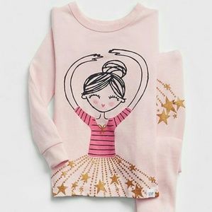 NWT Baby GAP Ballerina Pajamas, 5T